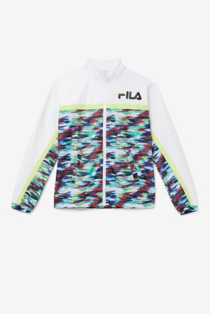 FILA Murphy Track Jackets White,Mens Clothing | CA.XYGEVI459